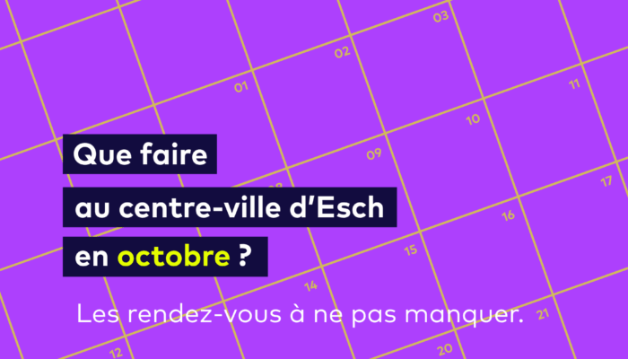 Que faire au centre-ville d’Esch en octobre ?